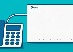 Broadband help and support - Router and landline image